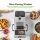 Friteuza electrica din inox, 3 litri, 2000 W, termostat, capac transparent