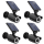 Set 4 x Camera falsa solara LED, IP 44, senzor de miscare, Negru