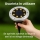 Set 4 lampi solare, 8 LED RGB, Senzor de Lumina, IP 65