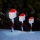 Set 3 x Felinar Solar Stick, Mos Craciun 36 cm