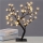 Copac decorativ cu flori de cires, 24 LED