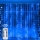 Instalatie Perdea LED 3x3 Metri, 300 LED, 8 Moduri de Iluminare, Albastru