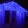 Instalatie franjuri, 4 metri, 100 LED, Albastru