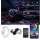Banda LED lumini ambientale auto, 5 unitati, 6M, iOS, Android