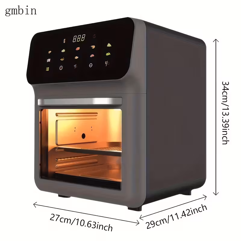 Friteuza electrica cu aer cald, Putere 1350 W, Capacitate 10 Litri