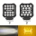 Set 2 proiectoare auto LED 48W DRL, 9-80V, IP 67