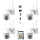 Set 4 camere video Jortan IP 360 Wi-Fi