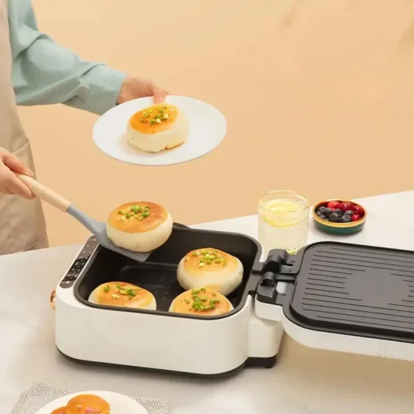 Multicooker Hot Pot, Grill, 1600 W, Crem