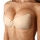 Sutien Push-Up fara bretele cu snur LalaBra - culoare crem