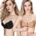 Sutien Push-Up fara bretele cu snur LalaBra - culoare crem