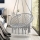 Hamac cocon - scaun suspendabil rotund, Gri