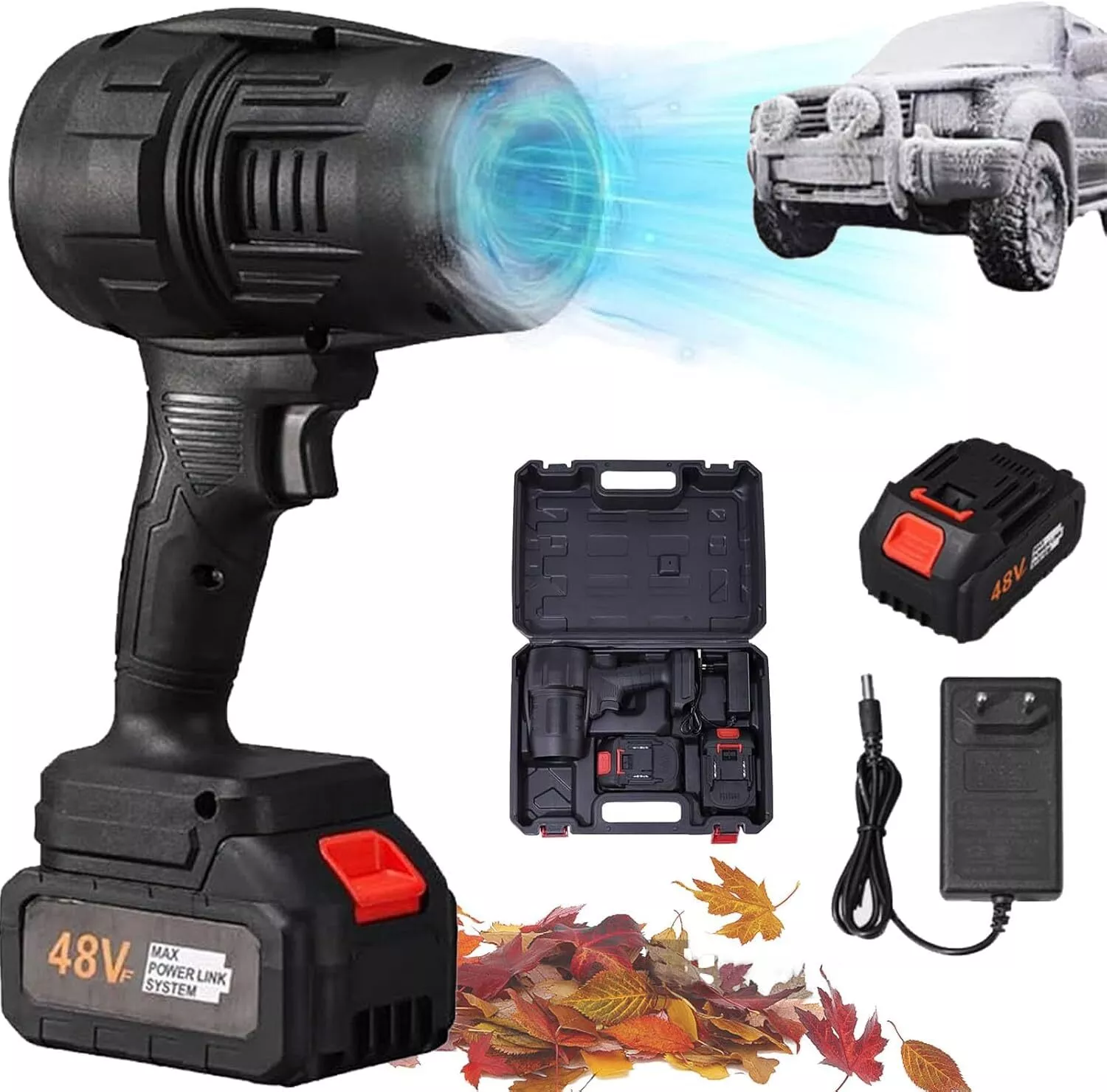 Suflanta portabila fara fir cu 1 acumulator 48V