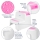 Scaunel inaltator WC pentru copii, FizioTab®Kids Two Step Stoll Alb/Roz
