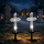 Set 2 x Cruce solara LED pentru mormant