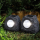 Set 2 x lampa solara cu aspect de piatra