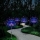 Set 2 x Lampa solara artificii cu suport metalic, Multicolor