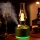 Lampa retro cu efect de flacara, umidificator
