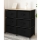 Comoda cu 6 sertare textile, 75x30x69 cm, Negru