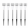 Set 6 x Lampa solara 31 cm, Argintiu