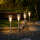 Set 4 x Lampa solara, Argintiu, 34.8 cm