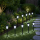 Set 10 x lampa solare semiluna, 27 cm