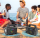 Boxa Bluetooth cu panou solar, lanterna, 5 W