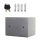 Seif electronic antiefractie, metalic, 2 chei