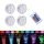 Set 4 lampi LED RGB, cu telecomanda, Waterproof