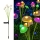 Set 2 x lampa solara 6 LED Jellyfish, Multicolor
