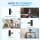 Microfon Bluetooth K8 tip lavaliera, conector USB tip C