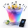 Frapiera LED cu boxa Bluetooth, efecte luminoase RGB, port USB