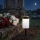 Set 2 x Candela solara LED, lumanare cu efect de flacara, Alb