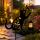 Set 2 x Lampa solara de gradina, decoratiune metalica, Pisica