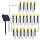 Lampa solara gradina 20 bulbi LED, Waterproof, Alb Cald