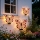 Lampa solara Butterfly, decoratiune metalica