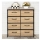 Comoda cu 8 sertare textile, 65x30x72.3 cm