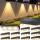 Set 10 x lampa solara de perete, Alb cald