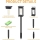 Set 4 x Lampa solara de gradina, IP65, LED Alb cald
