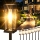 Set 6 x Lampa solara de gradina, IP65, LED Alb cald
