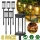 Set 6 x Lampa solara de gradina, IP65, LED Alb cald