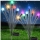 Set 4 x Lampa solara LED Multicolor, 8 bulbi licurici