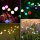 Set 4 x Lampa solara LED Multicolor, 8 bulbi licurici