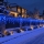 Instalatie franjuri 300 LED, 12 Metri lungime, Albastru