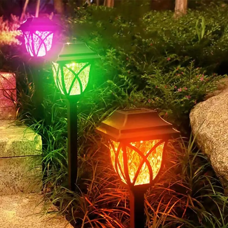 Set 6 lampi solare LED RGB, Waterproof