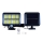 Set 4 x Proiector solar 160 LED 8 COB, Senzor de lumina si miscare