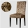 Set 6 huse pentru scaune, elastice si catifelate, Cappuccino