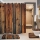 Set pentru baie: perdea, covorase si husa de toaleta, Wood