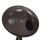 Lampa solara cu LED color, ciupercuta, 27 x 18 cm, Maro