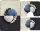 Set 3 covorase antiderapante de baie, Stones