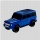 Boxa portabila masina, USB/TF/ Bluetooth, Radio FM, rosu/albastru